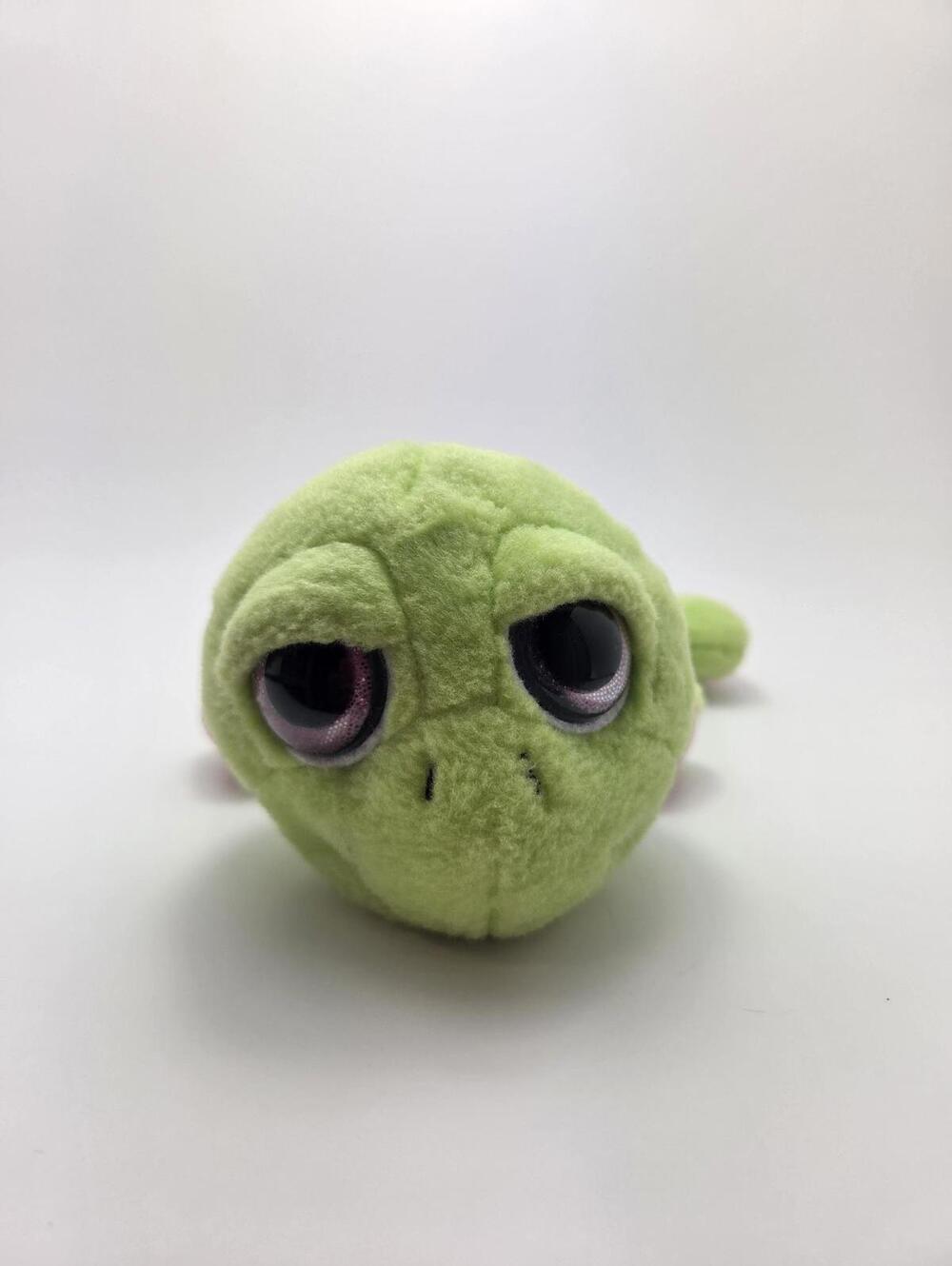 Russ Lil Peepers Plush “Splash” the Pink and Green Turtle Plush (8 inch)